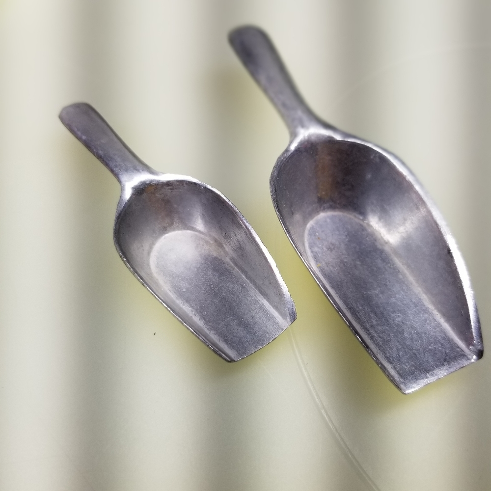 Miniature Aluminum Measument Scoop Set